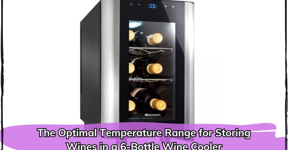 The Optimal Temperature Range for Storing Wines in a 6-Bottle Wine Cooler